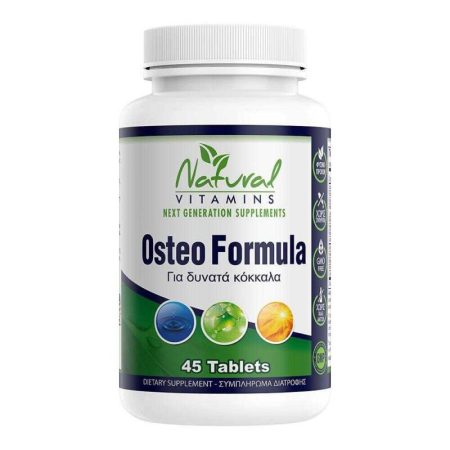Natural Vitamins Osteo Φόρμουλα Για πολύ δυνατά κόκαλα
