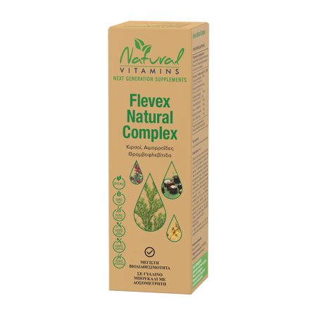 Vegan Flevex Natural Complex Κιρσοί, Αιμορροΐδες & Θρομβοβλεβίτιδα Natural Vitamins 50ml