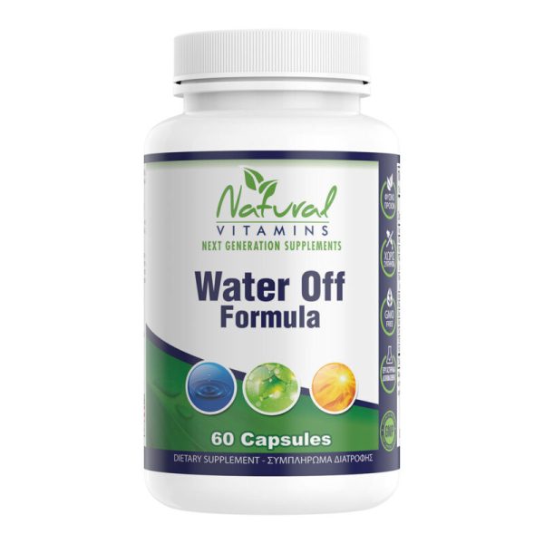 Natural Vitamins Water Off Formula 60 Κάψουλες